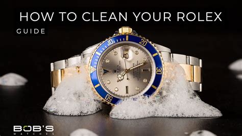 pulire vetro rolex|how to clean rolex.